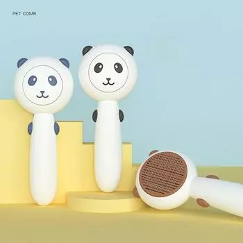 Горячая расческа для кошек, специальная расческа для плавающей шерсти, щетка для кошек, британская расческа для короткой длинной шерсти, расческа для собак, товары для животных серый