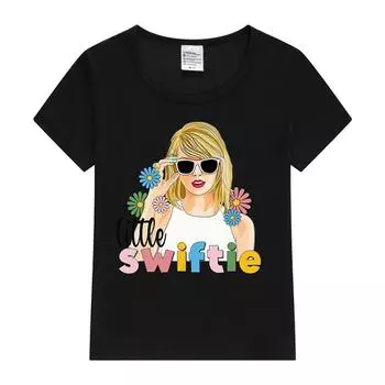 Горячая Распродажа Футболка с принтом Little Swifty Футболка Милые летние женские топы Одежда для мальчиков Футболки с коротким рукавом для девочек S