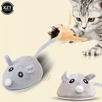 Горячая умная USB беспроводная электронная крыса плюшевая игрушка RC мышь автоматическая стайная эмуляция игрушки крыса для кошки собаки, шутка страшные трюки игрушки