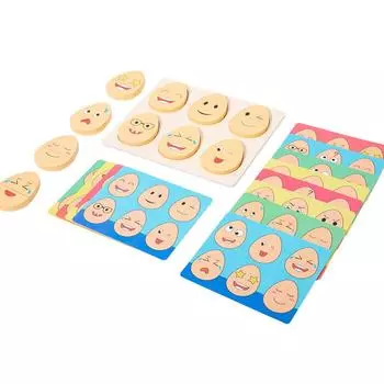 горячие No Toxic Emotion Puzzles Раннее образование Выражения лица Яйца для мальчиков Gi