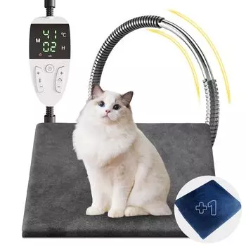 Горячий ковер для домашних животных от Yoshino Pet Specialty Cover Обогреватель для домашних животных Горячий ковер Сертификация PES Функция таймера Функция постоянной температуры для температуры