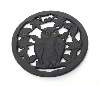 Горшок Nanbu Tekki Owl Диаметр 110 x Высота 5 мм Размер 160 г: Вес: