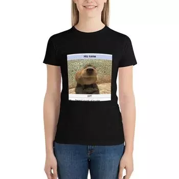 Gort T-Shirt Tees Funny Hippie Clothes T Shirts For Women Loose Fit S белый