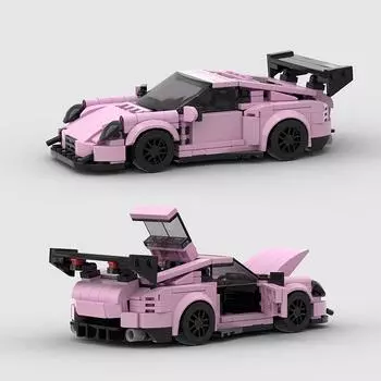 ГОРЯЧИЙ MOC F1 гоночный автомобиль City Speed Champions Sports строительные блоки кирпичи детские игрушки мальчики подарок суперкар гонщики техника автомобиля