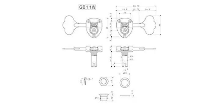 GOTOH base peg GG [] GB11W/L4