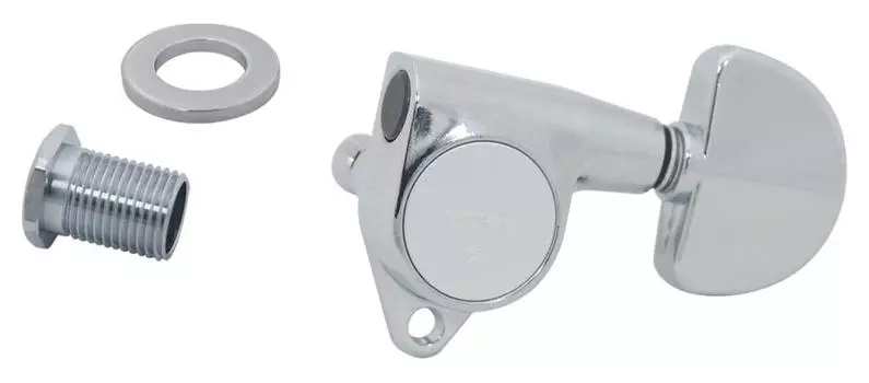 GOTOH Electric Guitar Peg, 20 Buttons, 3+3, Chrome (05182CX) SG301-20-3+3-C