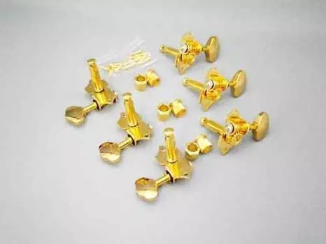 GOTOH гитара с батончиками SE780-06M/Gold/L3+R3 (открытая спина, пуговицы, штифты)