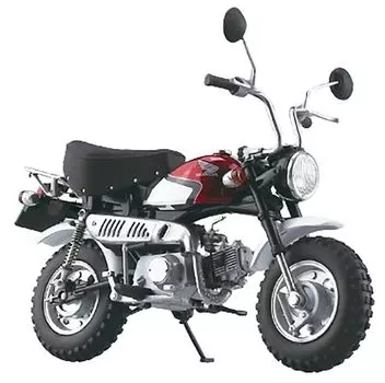 Готовый велосипед Aoshima Bunka Kyozaisha Skynet Honda Monkey Special Shasta White 1/12