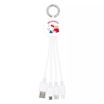 Gourmandise Sanrio Мультизарядный кабель Hello Kitty SANG-297KT
