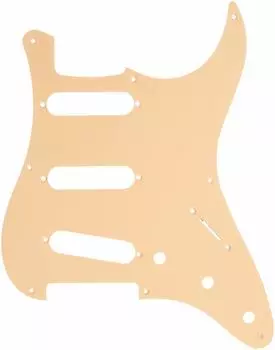 GP FACTORY Пикгард цвета слоновой кости, 1-слойный, для 57 8-отверстного Stratocaster, Сделано в Японии, GPF-PG-ST57-IV1P