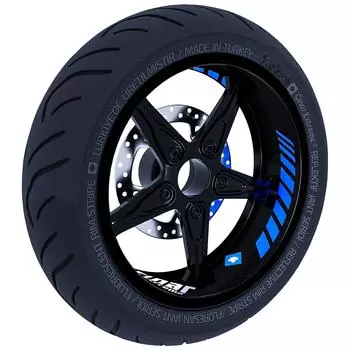 Gp Racing Design Azur Синий Внутренний Обод Ленты Колеса Полосы Наклейки Наклейки CinarExtreme