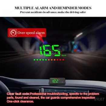 GPS спидометр Hud Head Up Display 3,5 дюйма Универсальный многофункциональный портативный автомобильный аксессуар Head Up Display Auto Hud Display