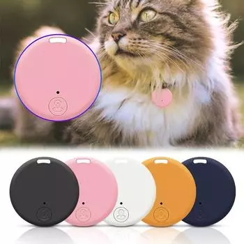 GPS-трекер для кошек и собак, Bluetooth 5,0, устройство против потери, круглое устройство, устройство для защиты от потери, детская сумка для домашних животных, кошелек, отслеживание, умный локатор China