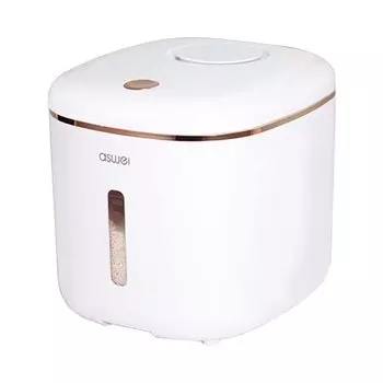 GPT Rice Pot Rice Stocker 5 кг мерный стакан в комплекте герметичный стильный простой милый контейнер для хранения риса легкий контейнер для хранения чехол внутренний белый