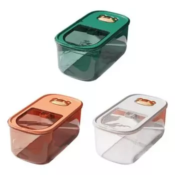 Grain Storage Box Rice Dispenser Large Sealed Container Storage Household Cereal Rice Dispenser Bucket Box Kitchen Bowl оранжевый
