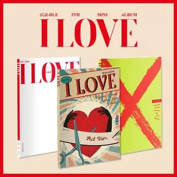 g I-DLE - I LOVE / 5-й мини-альбом (Родился вер.) 190 x 258 x 11mm