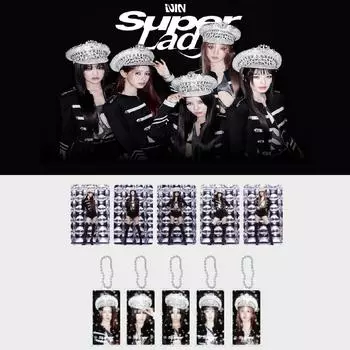 (грамм)I-DLE Super Lady Special Edition Набор акриловых ключей для ключей с фотографиями, 2 вер.