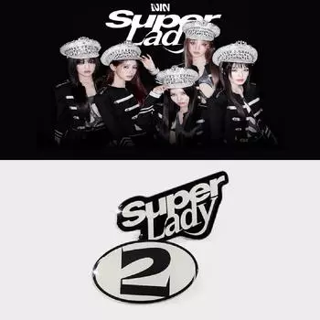 (грамм)Набор мини-акриловых значков I-DLE Super Lady Special Edition