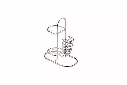 Granty Toothbrush Stand Silver 121 x 72 x 144mm Toothbrush Tube Stand WM-301