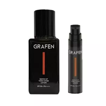 Graphene Match-up Tone Cover Lotion Мужской BB-крем Специальный тонизирующий крем (50 мл + 10 мл в подарок), 1 комплект