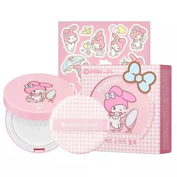 Green Finger Moist Sunpact Soft Block My Melody Edition SPF 50+ PA++++ 16 г + набор наклеек My Melody, 1 набор