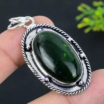 Green Labradorite Gemstone 925 Sterling Silver Jewelry Pendant 2.29 U6u22