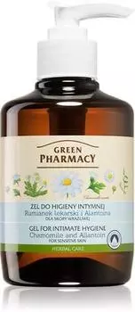 Green Pharmacy Chamomile Gel for Intimate Hygiene Гель для интимной гигиены для чувствительной кожи TU прозрачный
