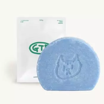 Green Tabby Blue Shampoo Bar Веганский твердый шампунь 100 г, 1 шт.