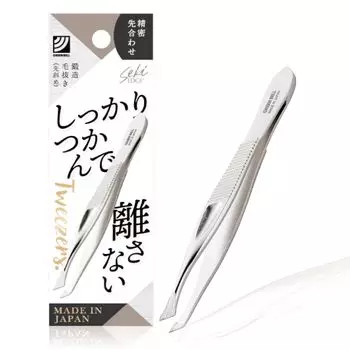 GREENBELL SekiEDGE Forged Tweezers with a firm grip and no angled tip release, SJ-T250