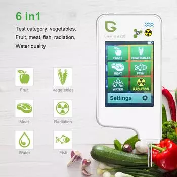 GREENTEST ECO 5F Цифровой тестер пищевых нитратов измеритель концентрации быстрый анализатор Фрукты/овощи