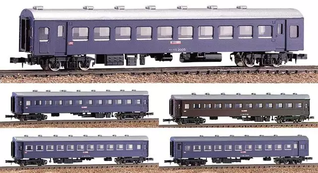 Greenmax N gauge Экспресс «Возвращение домой» специальный набор Неокрашенный кит 109 Железнодорожная модель Пассажирский вагон 5 вагонов