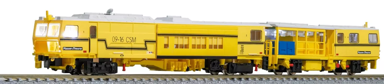 Greenmax N Gauge Multiple Titan Tamper Plasser Toiler Оригинальный цветной привод 4787 Железнодорожная модель 09-16 и