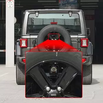 GreenYi 1080P HD 170° камера заднего вида для автомобиля Jeep Wrangler Установка запасного колеса 2007-2018 Парковка заднего хода автомобиля AHD