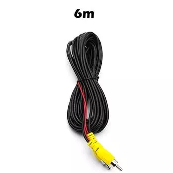 GreenYi 6 метров RCA видеокабель для камеры заднего вида, подключение к автомобильному монитору 6 м 10 м 15 м 20 м Мужской-Мужской CCTV видеокабель RCA