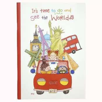 Greeting Life A5 Note World White Coco-chan RYN-1006