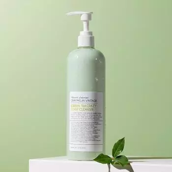 Greymelin Green Tea Crazy Foam Cleanser 500 мл, очищение из Кореи