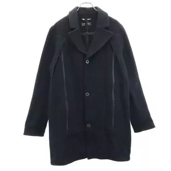 GRIFFIN made in Italy Melton Chester coat M black Men s Used