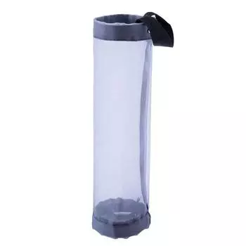Grocery Bag Organizer Dispenser Wall Mounted Space Saving Reusable Plastic Bag Holder for Home серый