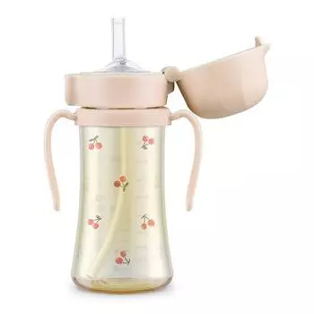 Gromimi Infant PPSU Cherish Соломенная чашка 300мл, Cherish Sweet Peach, 1 шт.