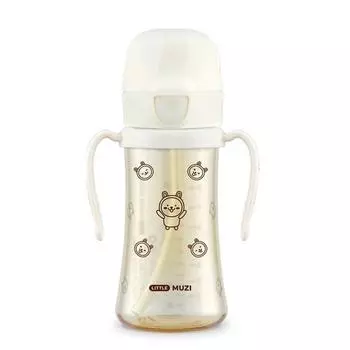 Gromimi Kakao Friends PPSU Соломенная чашка 300мл, Milk Little Muzi, 1 шт.
