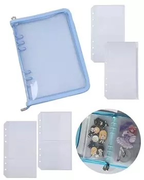 GrooveM Axta Case Axta Case Storage Instax Album Instax Book Collect Refill File Otaku Goods Carrying Portable Otaku Goods Book (А6, Серый) серый