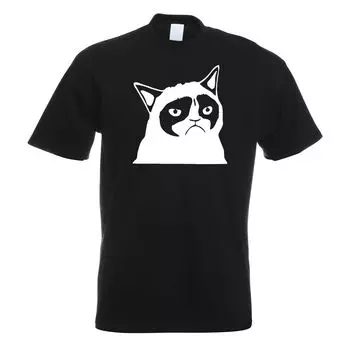 Grumpy Cat Meme No Motif Футболка унисекс с принтом и принтом S