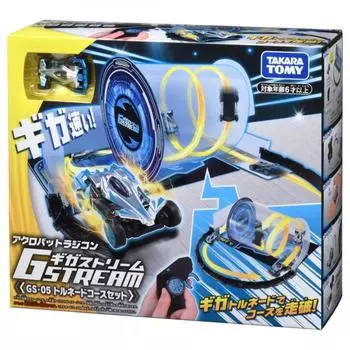 Gigastream GS-05 Tornado Course Set Акробатический радиоуправляемый RC для детей, автомобиль с дистанционным управлением, акробатический автомобиль для помещений с игрушкой для курса 2.4Gh