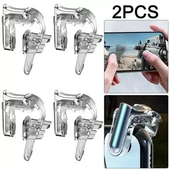 GT01 2 Paar PUBG Mobile Trigger Grip Геймпад Feuerknopf-Telefon-Controller QDE