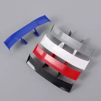 GT Style Mini Wings Автомобильный задний спойлер Хвостовое крыло ABS Без штамповки Карбоновый вид Автостиль Украшения Универсальные автомобильные аксессуары чёрный