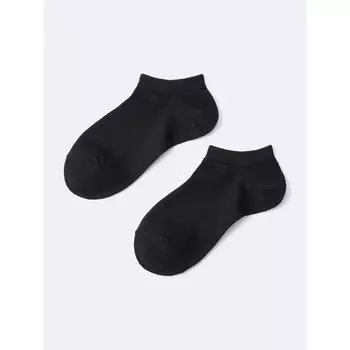 GU by Uniqlo Детские унисекс короткие носки 2 шт. 09 BLACK/1618cm