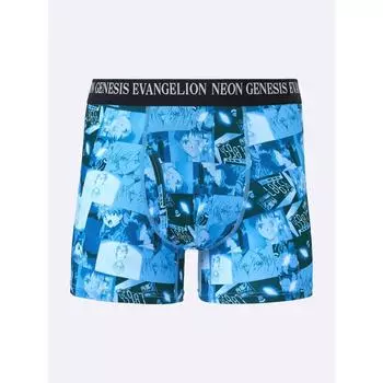 Gu By Uniqlo Стиль Сухие Боксеры Шорты Evangelion 64 BLUE/S