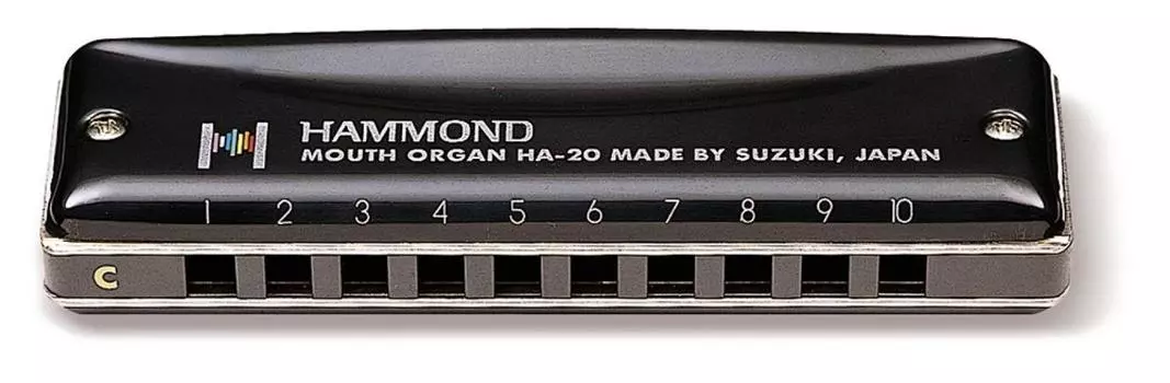 Губная гармошка HAMMOND 10 отверстий HAMMOND HA-20 C-тональность