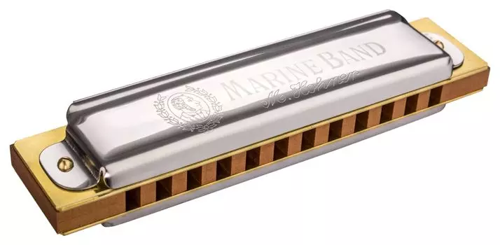 Губная гармошка HOHNER Marine Band 36424 G с 12 отверстиями