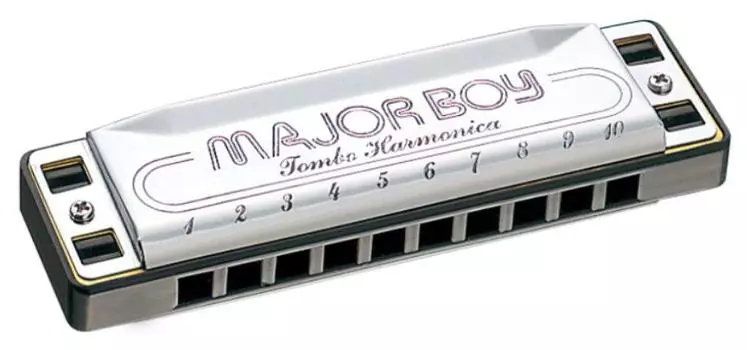 Губная гармошка TOMBO 10 отверстий C-Major Boy 1710